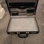 Black Leather Brief Case good as new Image 5