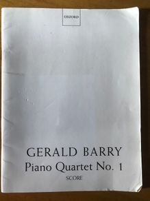 Gerald Barry Piano Quartet n 1