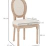 Set of 2 Dining Chairs Kitchen Chairs, Vintage Design Image 2