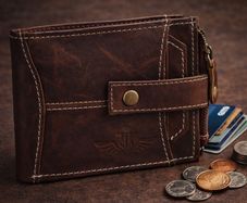 Genuine Leather Wallet Luxury Handmade RFID Secure Wallet