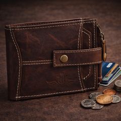 Genuine Leather Wallet Luxury Handmade RFID Secure Wallet