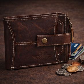 Genuine Leather Wallet Luxury Handmade RFID Secure Wallet