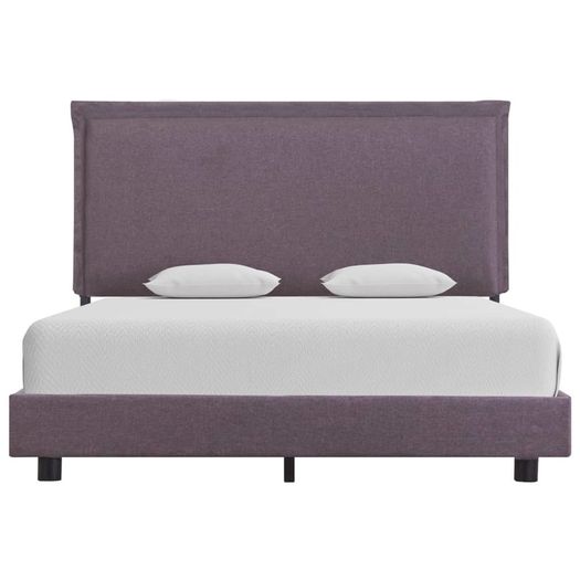 Bed Frame Taupe Fabric 120x190 cm