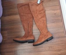 Primark  Over The  Knee  Tan Boots.  Size 7.  B.N.W.T
