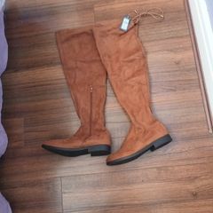 Primark  Over The  Knee  Tan Boots.  Size 7.  B.N.W.T