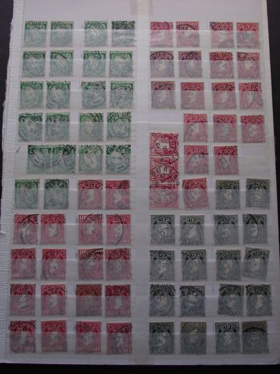 A huge collection of postal cancellations on Irish stamps