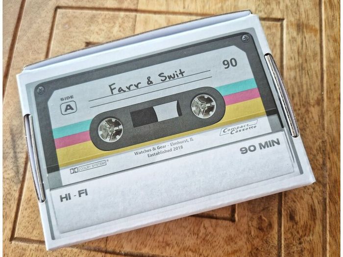 Farr & Swit Retro Mixed Tape watch