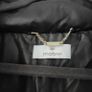 Black MOTIVI jacket with knitted removable cuffs  and removable fur collar Image 7