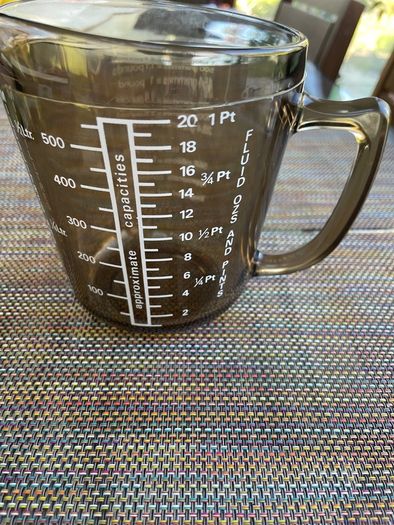 arcopal France 1970s smoked glass jug