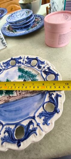 Beautiful Portogaise ceramic wall hanging plate.