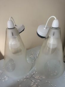 2 Glass Light Shades