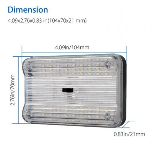 4651 36LED Car Truck Van Vehicle Dome Roof Ceiling Interior Light Lamp 12V White