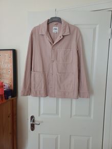 Zara Pale Pink Denim Jacket