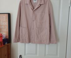 Zara Pale Pink Denim Jacket
