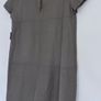 Zara Woman natural leather dress Image 5