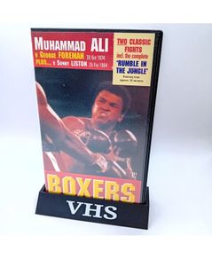 Muhammad Ali V George Foreman Boxers Vhs Tape - Rare Retro Movie Vintage Film