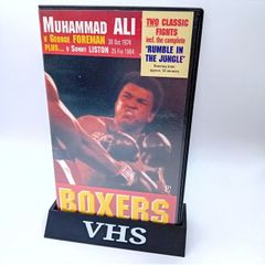 Muhammad Ali V George Foreman Boxers Vhs Tape - Rare Retro Movie Vintage Film