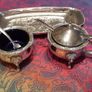 Vintage Condiment Set - Silver Plated Image 3