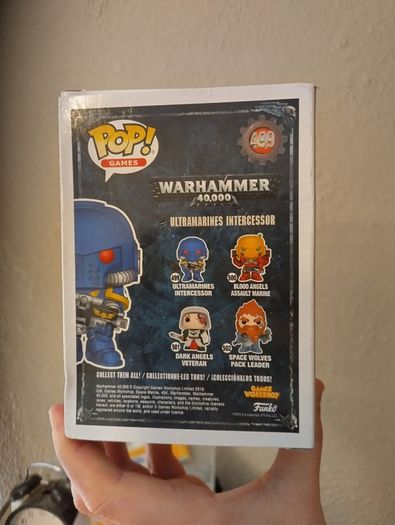 Warhammer Pop Games Ultramarine Intercessor