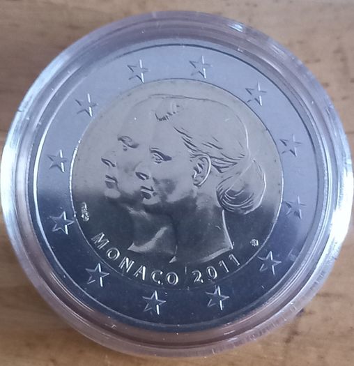 Proof 2011 Monaco 2 euro