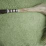 Vintage African Horsehair Fly Whisk - Carved Wood Handle, Tribal Decor Image 10