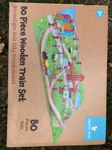 Wooden Train Set