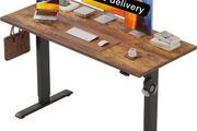 Electric Standing Desk, 120 x 60 cm Height Adjustable Sit Stand Desks
