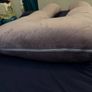 Chilling Home Pregnancy Pillow, U Shaped Maternity Full Body Pillow, Velvet Image 3