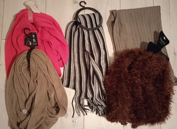 New Long Beige Scarf