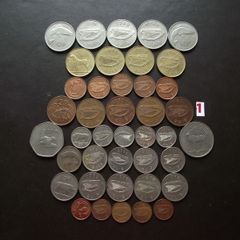 Lot of 41 Irish coins (1971-2000)