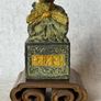 Chinese "Nine Dragons" Sculpture - Patinated Bronze, Wooden Stand, Signed Image 3