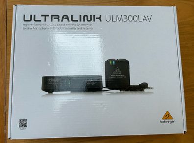 Behringer ULM300LAV 2.4 GHz digital wireless lavalier/lapel microphone system