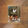 A Pair of Oleography Farmyard Pictures Image 2