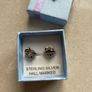 Sterling silver cubic zirconia stud earrings Image 4