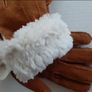 new black suede/leather gloves tag attached Image 2