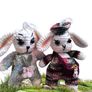 Handmade Easter Bunny in Gift Box,Cute Personalised Bunny, Perfect Gift Image 3