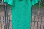 River Island emerald green lace dress (free post)