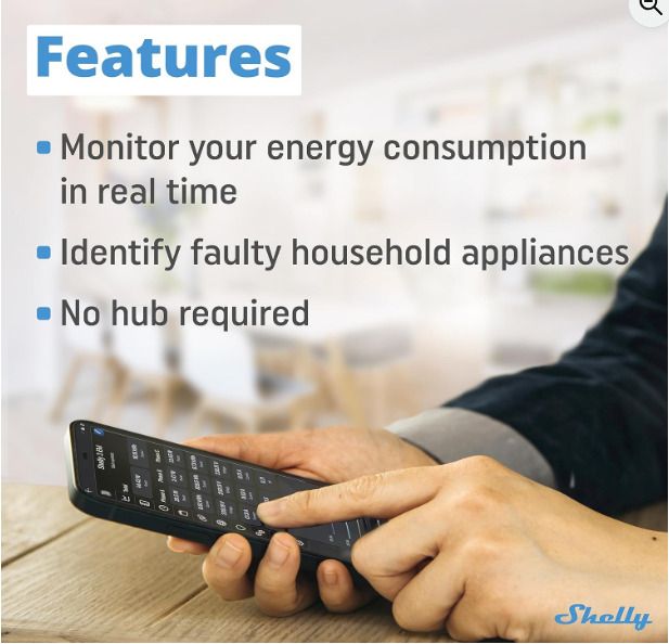 Shelly 3EM | WiFi 3 Channel Smart Energy Meter With Contractor Control