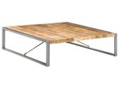 Coffee Table 140x140x40 cm Rough Mango Wood