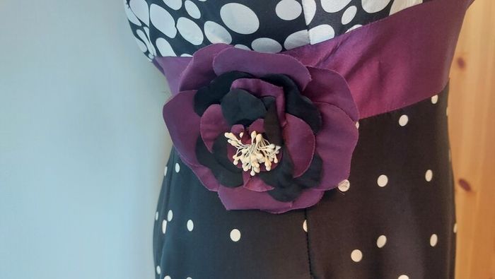 Silk Polkadot halterneck dress
