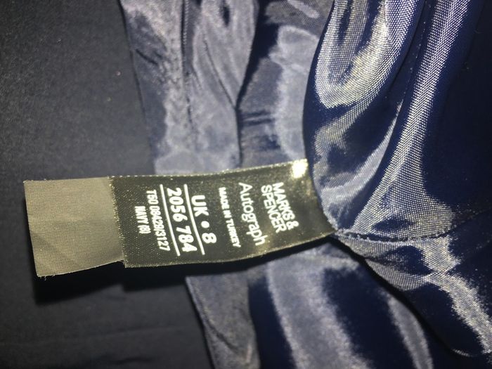 Ladies stunning navy dress size 8