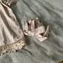 Bridesmaid style satin pale pink satin robe Image 2
