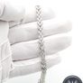 Signed Thai Silver Cubic Zirconia Tennis Bracelet Image 8