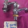 Old Bath taps gold colour Image 2