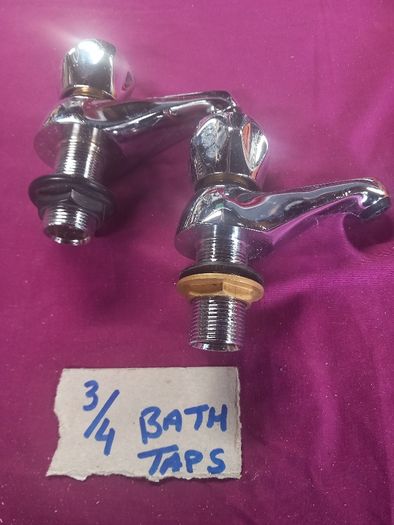 Old Bath taps gold colour