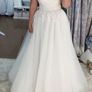 Beautiful Princess Wedding Dress - Lace Corset & Full Tulle Skirt Image 2