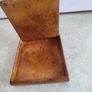 Vintage Antique  circa 1900 Birdseye Maple Burl Wood  Cigarette  Box Soviet Union Image 6