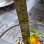 1950s Glass Juice Jug Large Vintage Pitcher with Fruit Floral Pattern no chips or cracks Image 8
