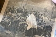 Original 1915 WW1 The Graphic Christmas Supplement Print