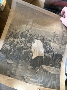 Original 1915 WW1 The Graphic Christmas Supplement Print